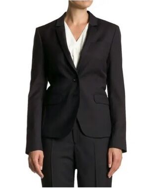 Tiger of Sweden Emika Wool Blend Black Blazer EU Size 40/US 8
